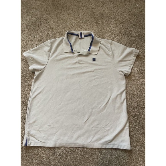 Vintage Rodger Federer Polo Mens Extra Large Nike Grey Blue Silver Tag - Picture 1 of 7